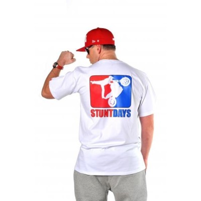 T-SHIRT STUNT DAYS – WHITE – Infamous Team Infms Stunt +Stickers
