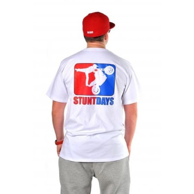 T-SHIRT STUNT DAYS – WHITE – Infamous Team Infms Stunt +Stickers