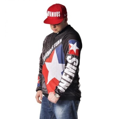 JERSEY SWEATSHIRT TZ GREY | BLACK – Infamous Team Infms Stunt +STICKERS
