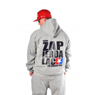 HOODIE TRZEBA ZAPIERDALAĆ BLACK | GREY | NAVY – Infamous Team Infms Stunt STICKERS