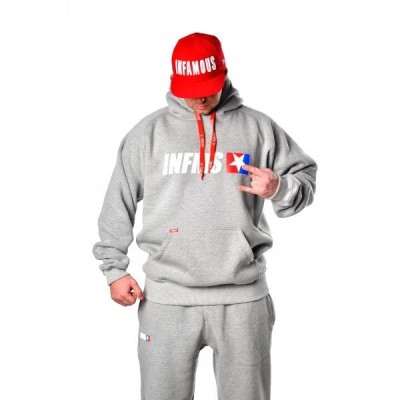 HOODIE INFMS GREY – Infamous Team Infms Stunt STICKERS