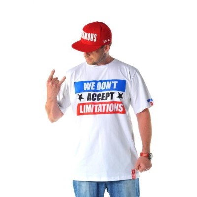 T-SHIRT LIMITATIONS – WHITE | BLACK – Infamous Team Infms Stunt +STICKERS