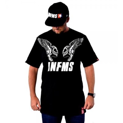 T-SHIRT SPEED & SKILLS – BLACK – Infamous Team Infms Stunt +STICKERS