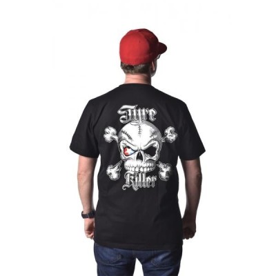T-SHIRT TYRE KILLER – BLACK – Infamous Team Infms Stunt STICKERS