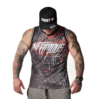 TANKTOP STREET PIRATES – BLACK – Infamous Team Infms Stunt -STICKERS