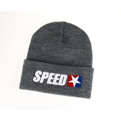 Winter BEANIE SPEED 3D GREY | BLACK | RED Infamous Team Infms Stunt STICKERS
